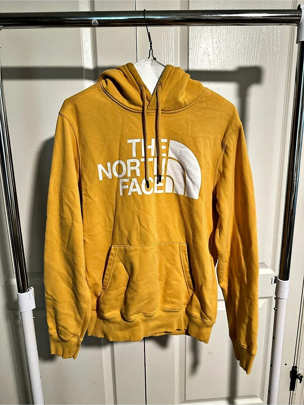 The North Face Men'Small Half Dome Pullover Hoodie Yellow Small